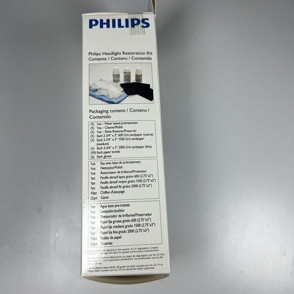 Philips Headlight Restoration Kit, UV Protection - Restores Headlight Lenses - Picture 3 of 3